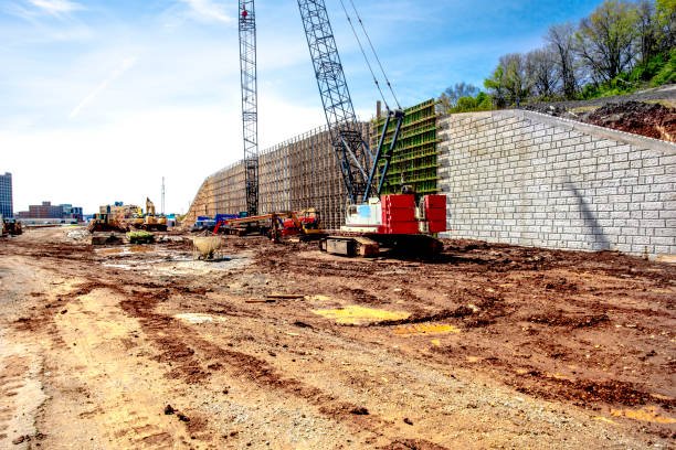 Reinforced Earth Wall Construction